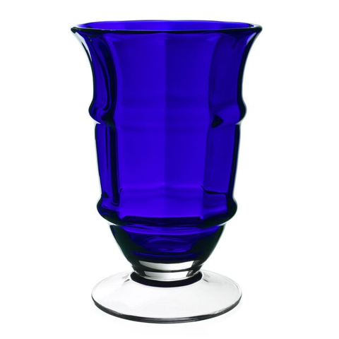 Cotswold Footed Vase Sky Blue 9.5"