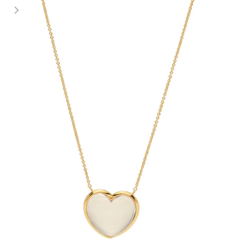 Love Necklace, 16+2'' - Clear Quartz
