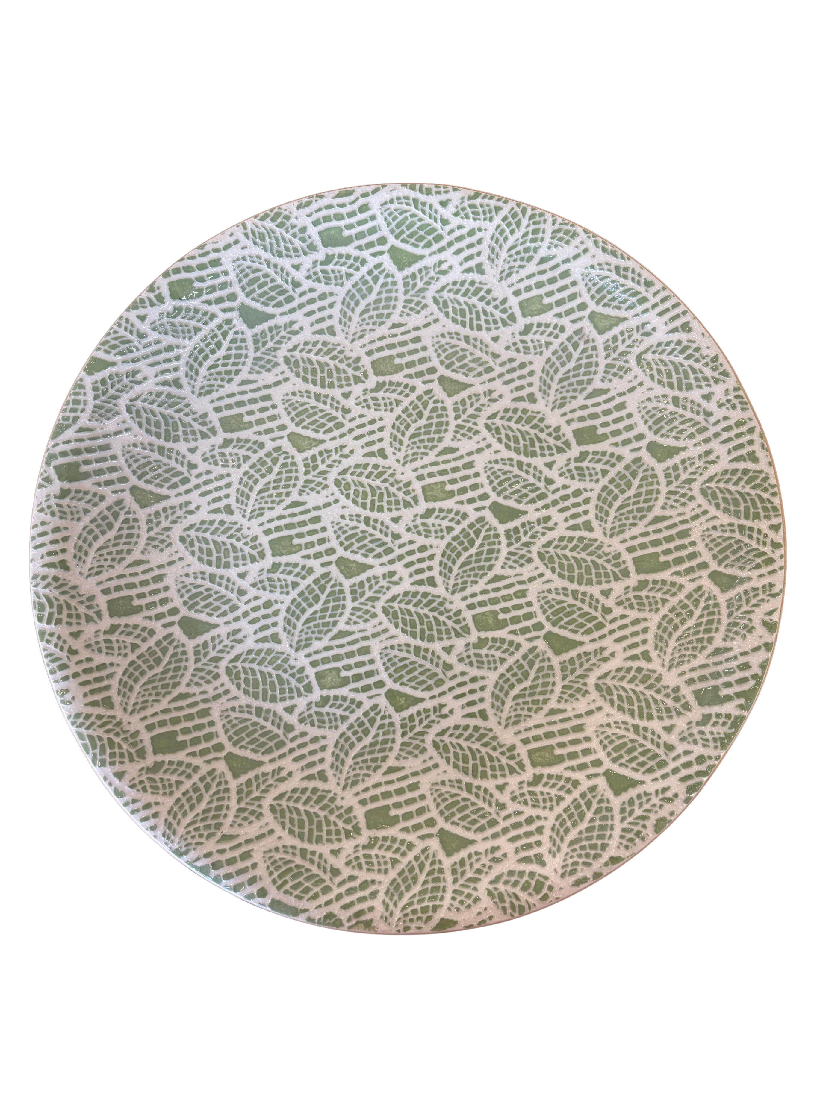 Statement Platter in Topiary Citrus