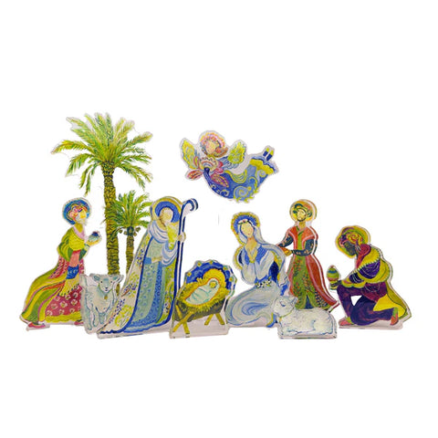 10 Piece Nativity Set Small