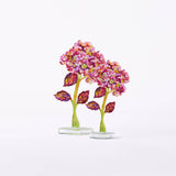 Autumnal Hydrangea | 0.25in. Acrylic Floral: SM / Pine Pattern SM Stand