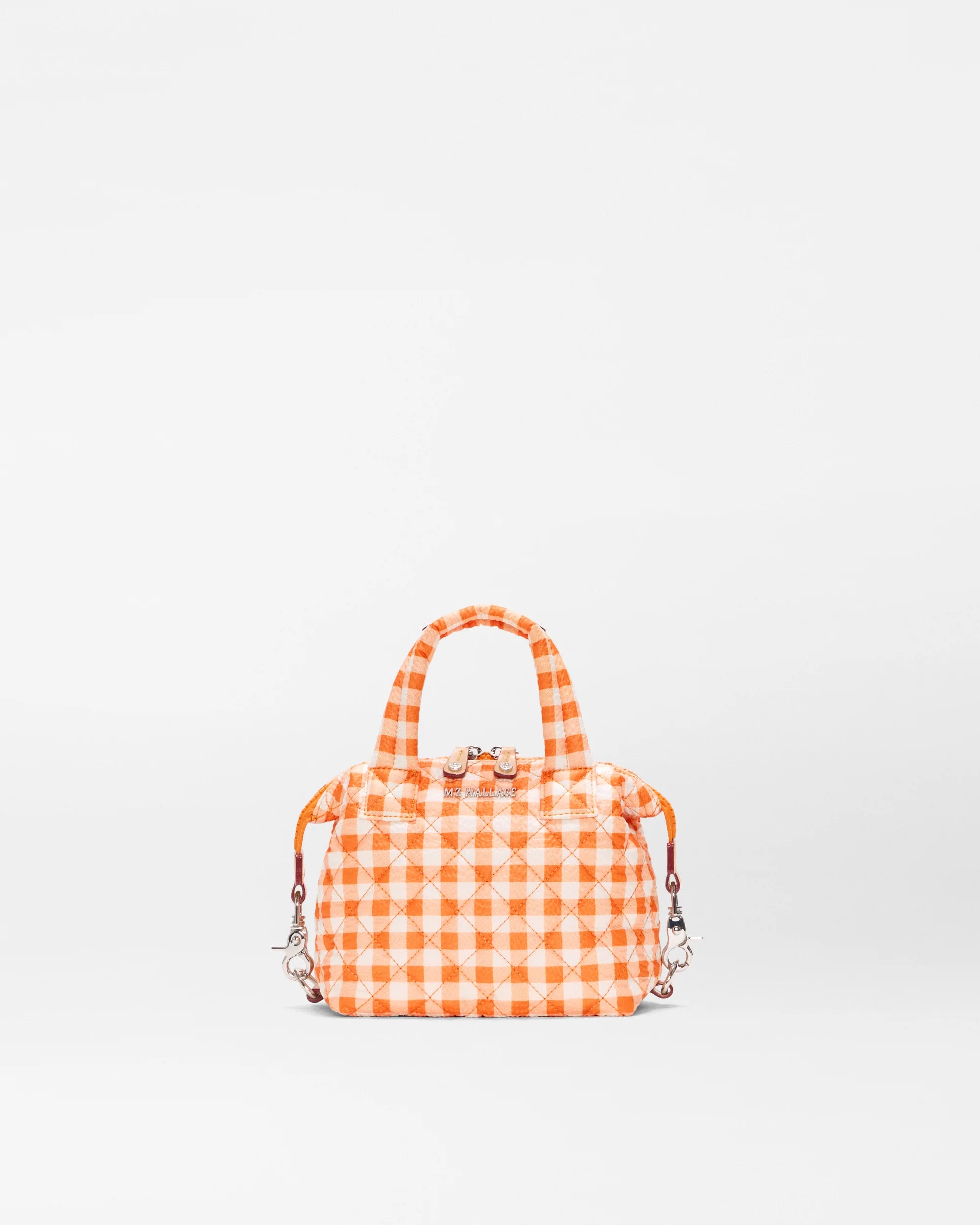 Sunset Orange Gingham Micro Sutton