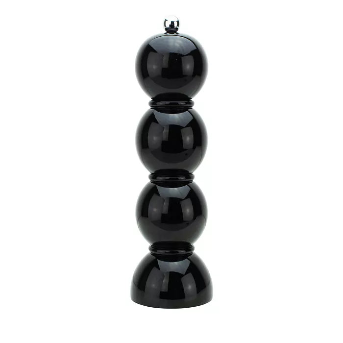 Black Bobbin Salt or Pepper Mill