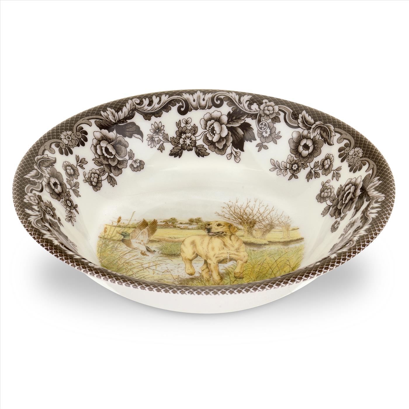 Woodland Ascot Cereal Bowl 8 Inch (Yellow Labrador Retriever)