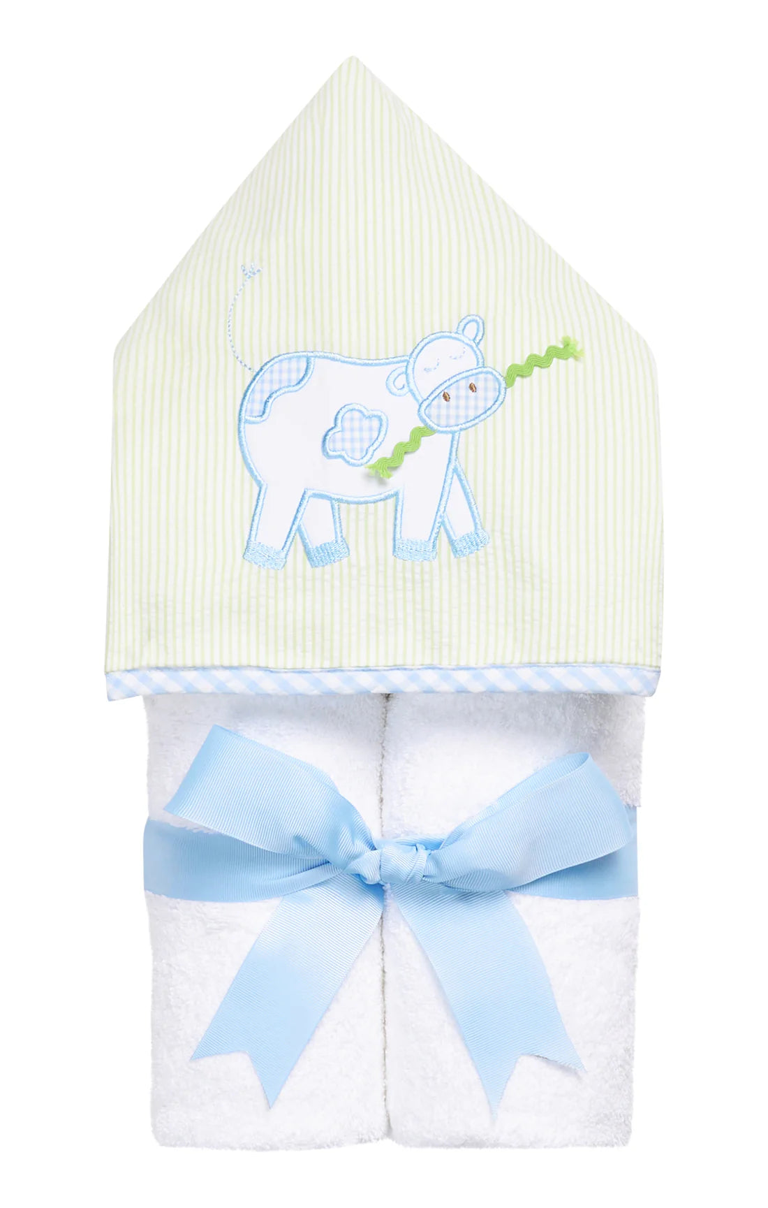 3 Marthas Cow Everykid Towel-Blue