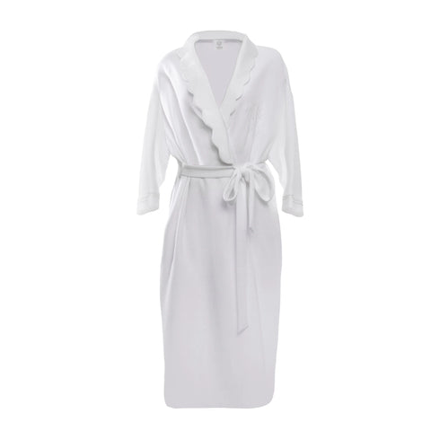 Helen Cotton Robe-White