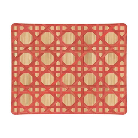 Epoch Acrylic Serving Tray, Coral