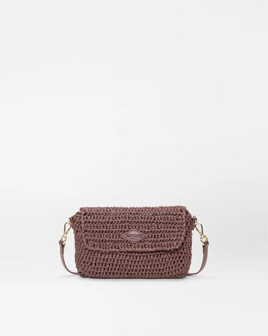 Brown Crochet Crochet Convertible Crossbody