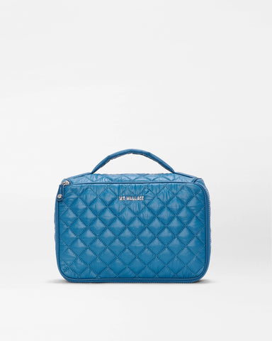 Atlantic Blue Zip Round Organizer
