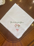 Hand Embroidered Vintage Handkerchief