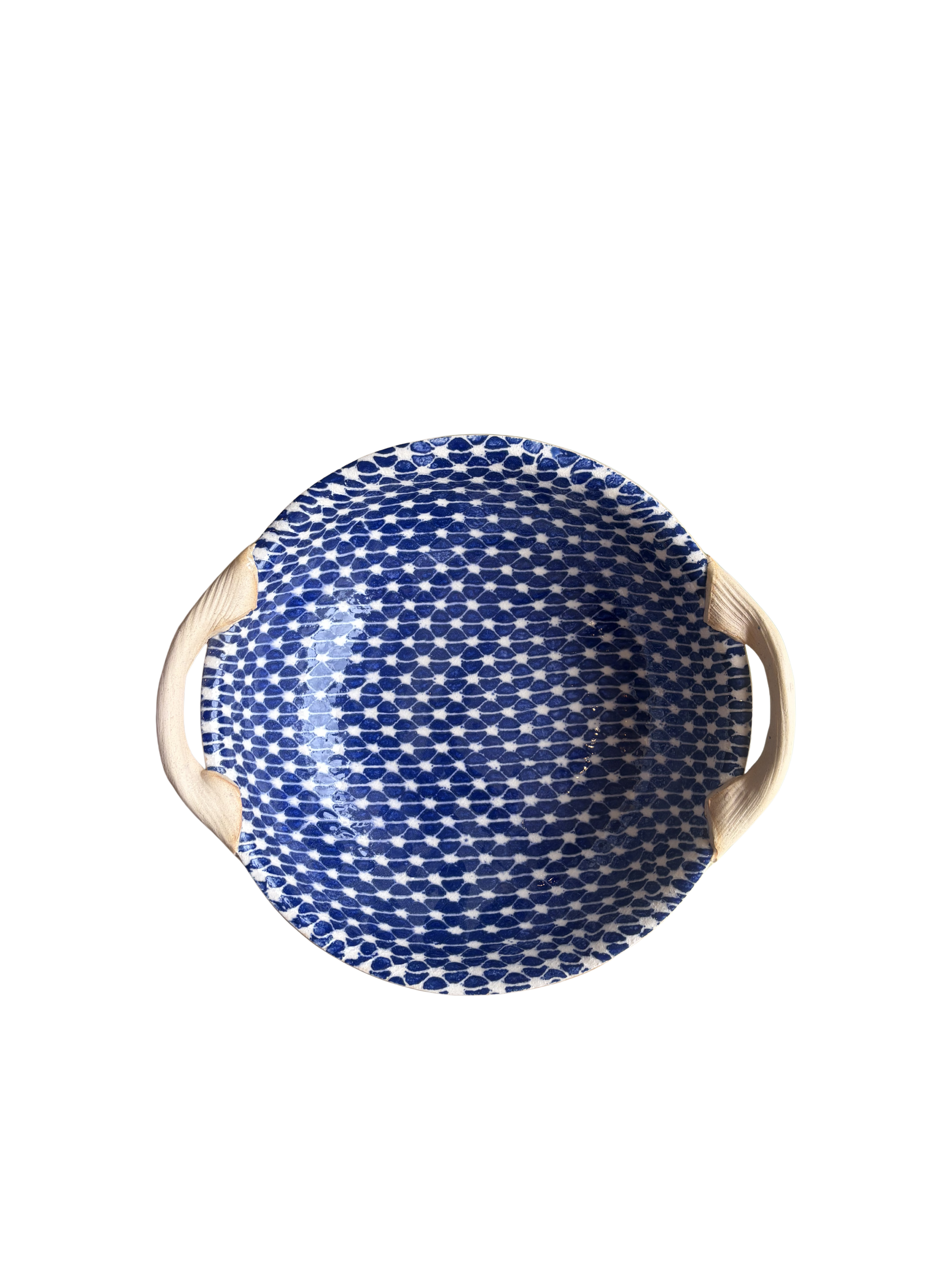 9" Vegetable Bowl with handles Tempo Cobalt
