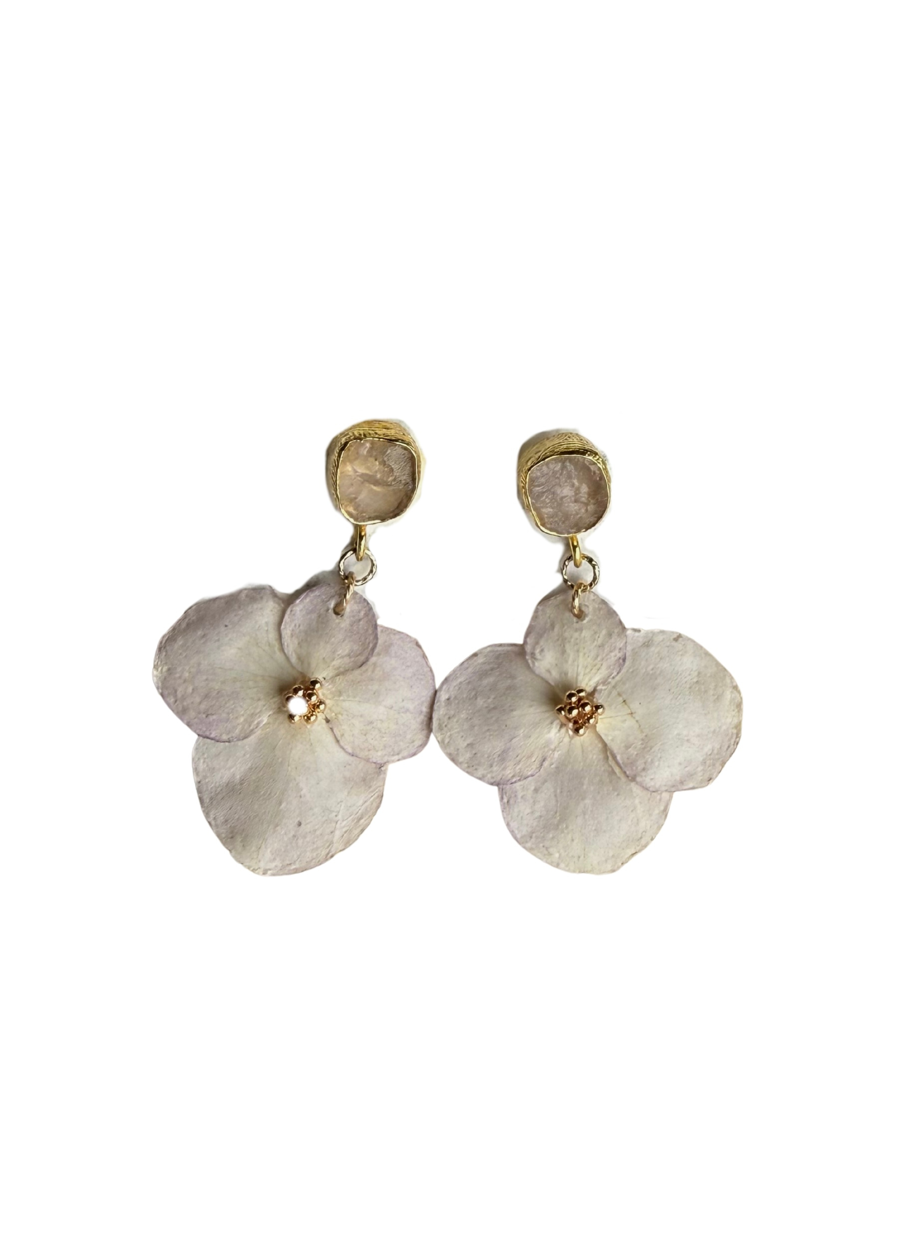 Hydrangea Drop Earrings