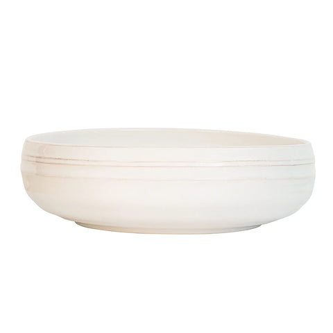 Bilbao  12" Serving Bowl - Whitewash
