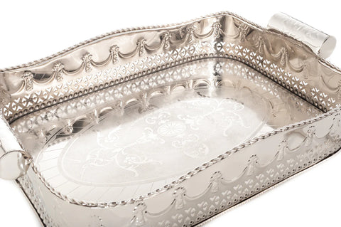 Rectangular Embossed Tray- Small