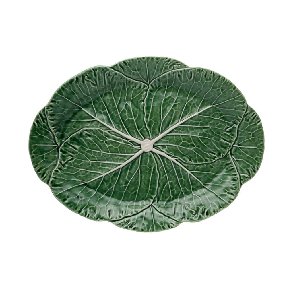 Green Cabbage Large Oval Platter