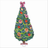 Protea and Pomegranate Tree | 0.25in. Acrylic Floral: SM / Pine Pattern SM