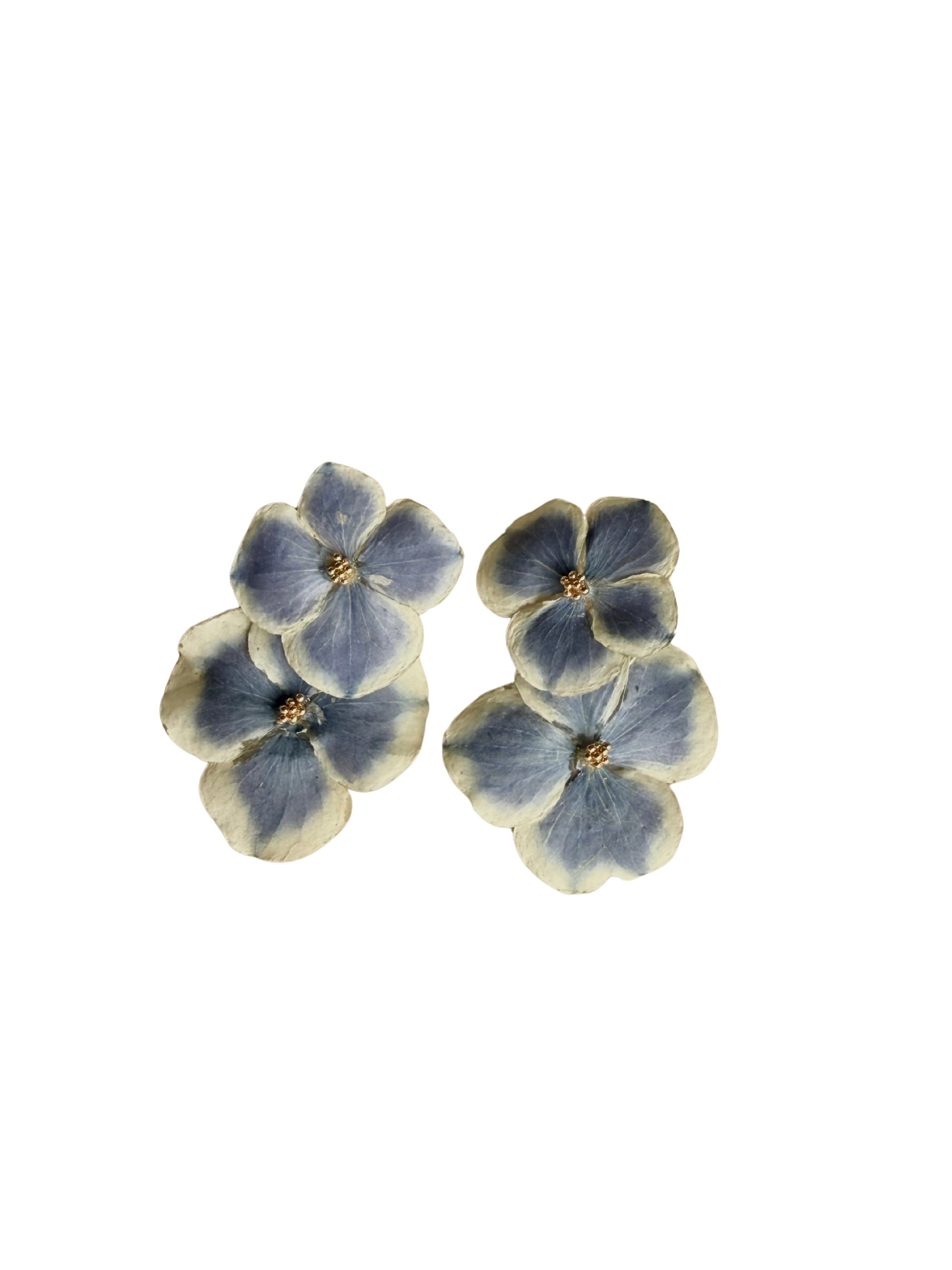 Double Hydrangea Earrings