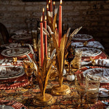 Forest Walk Gold Wheat Candlestick Holder, 17"