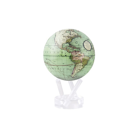 Antique Terrestrial Green Mova Globe