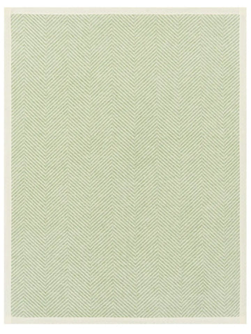 Harborview Herringbone Sprout Green Mini Blanket