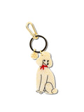 Hand-painted Poodle Bag Charm + Keychain | Eco-Friendly
