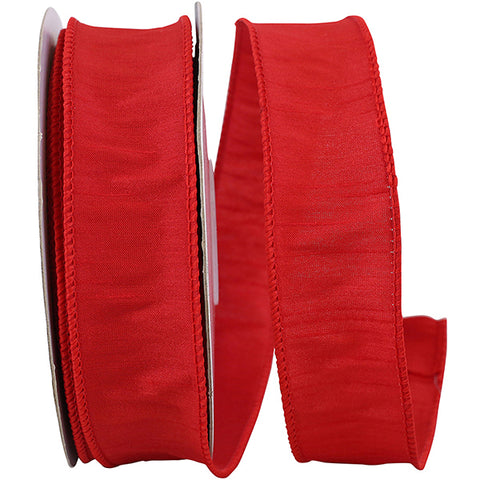 Red Wired Edged Ribbon-1.5 inches