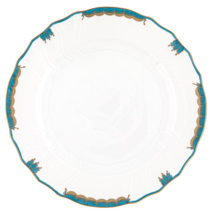 Princess Victoria Turquoise Dinner Plate