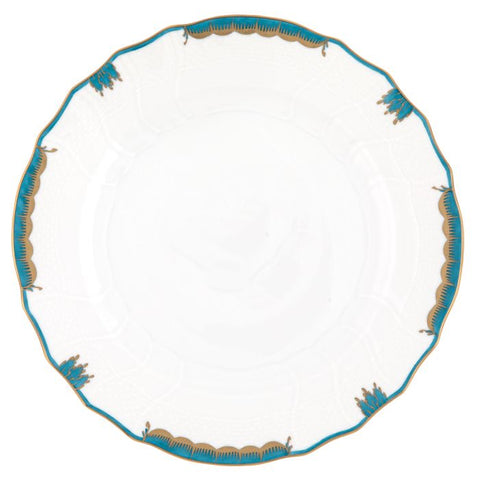 Princess Victoria Turquoise Dinner Plate