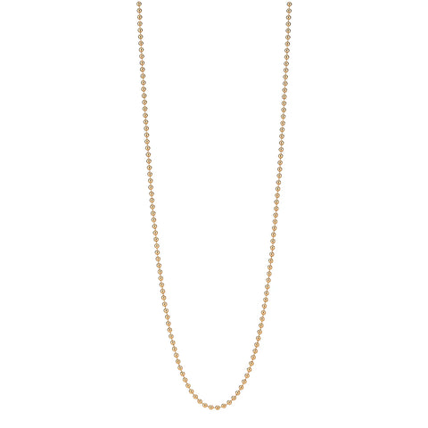 Beaded Chain-18" Vermeil