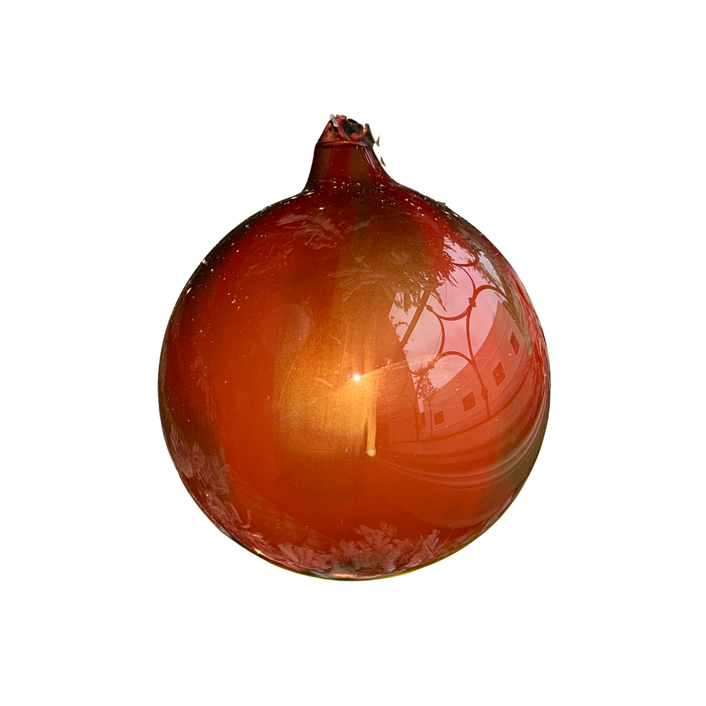 Jim Marvin Metallic Marble Pomegrante Ball - 150 mm