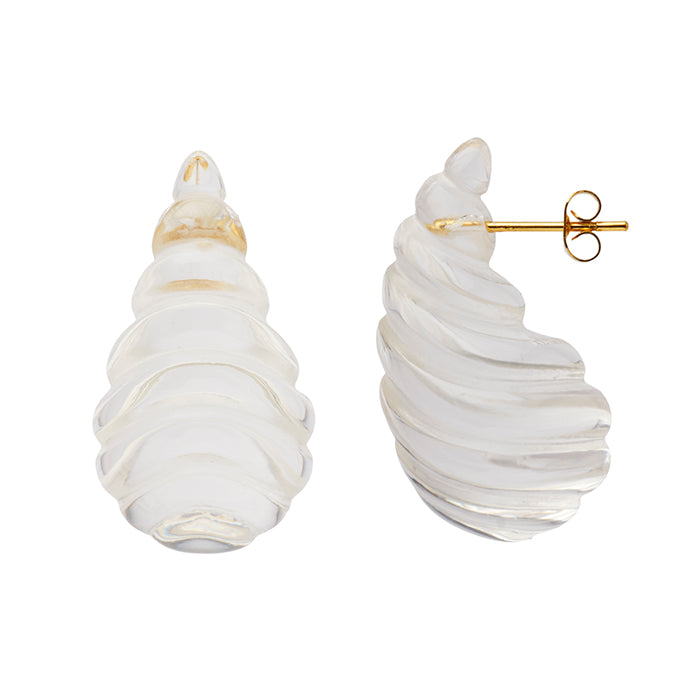 Clear Resin Earring