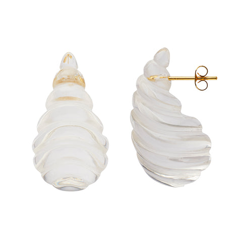 Clear Resin Earring