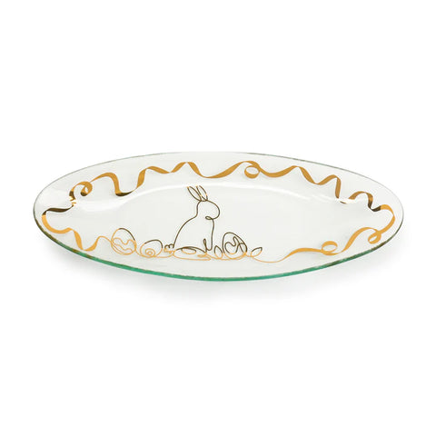 Bunny Oval Tray