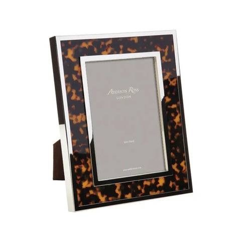 Windsor Faux Tortoiseshell & Silver Photo Frame-5x7