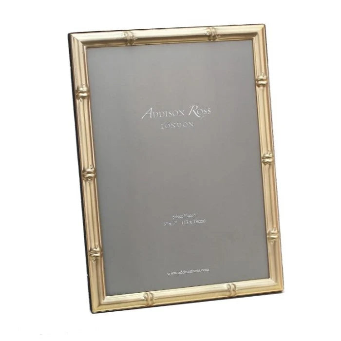 Bamboo Matte Gold Photo Frame-4x6