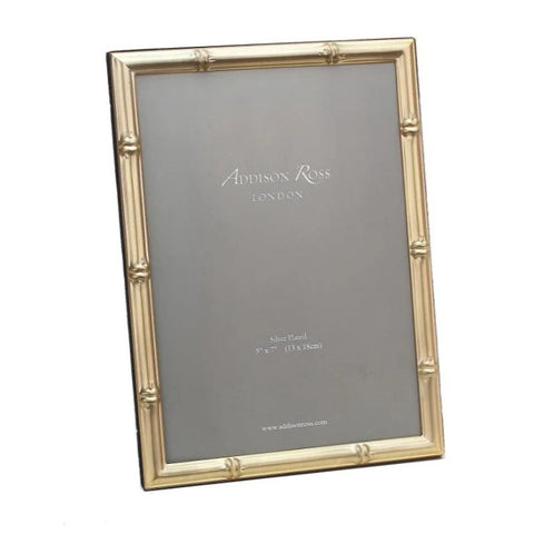 Bamboo Matte Gold Photo Frame-4x6