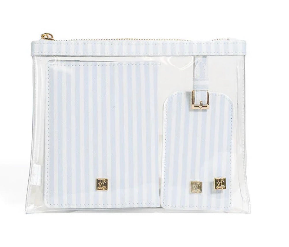 Luxe TRVL 3pc set - Blue Stripe