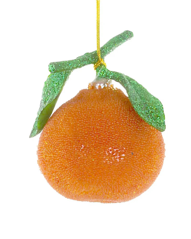 Beaded Tangerine Ornament