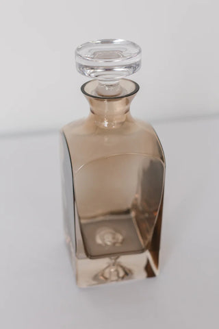 Heritage Decanter-Amber Smoke