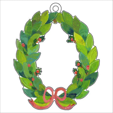 Holly Wreath Ornament