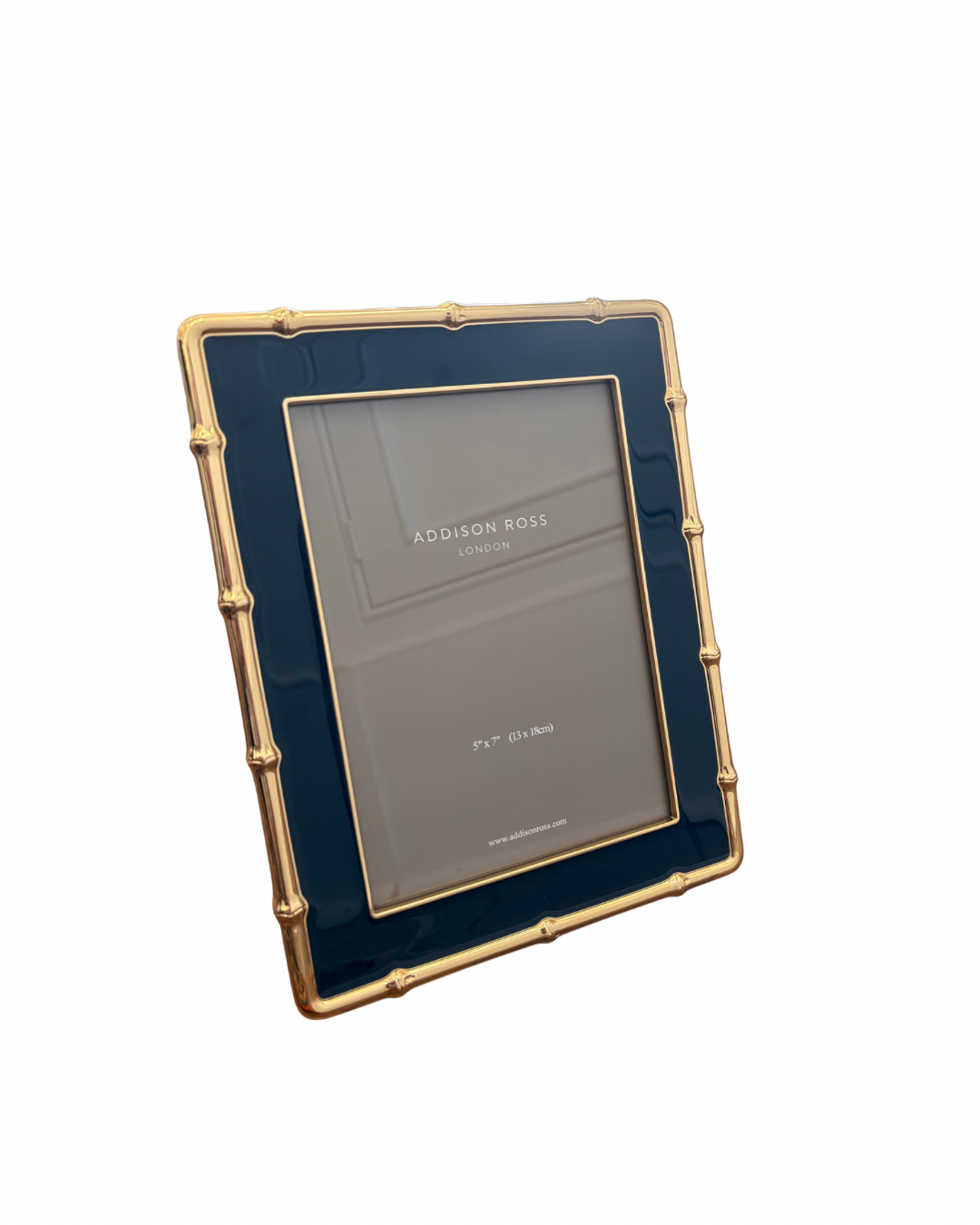Navy & Gold Bamboo Photo Frame-5x7