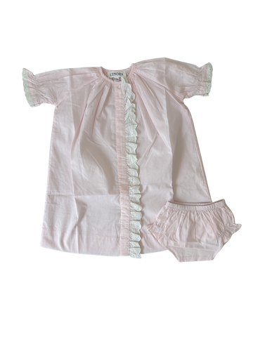 Baby Classic Ruffle Daygown-Pink
