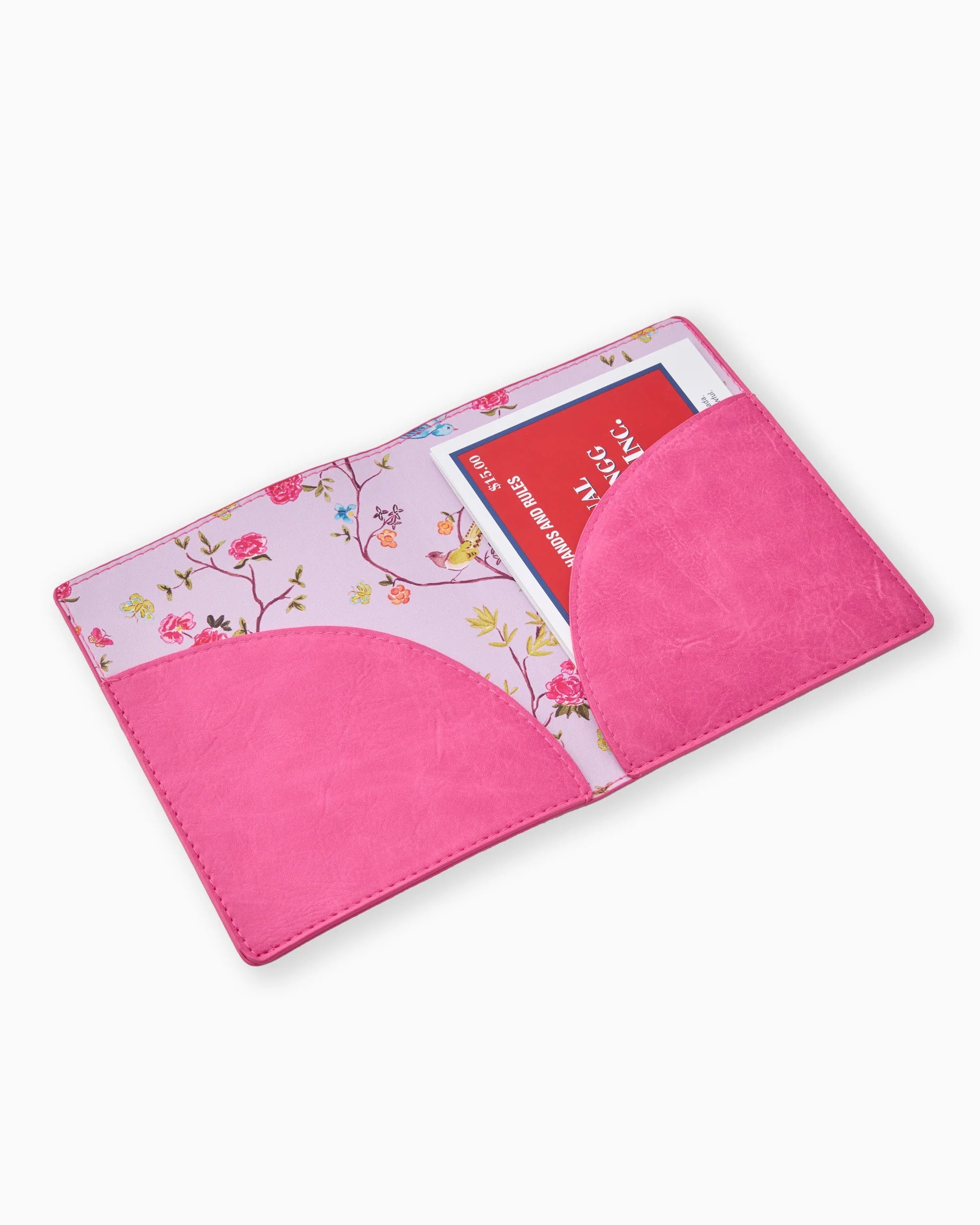 Hot Pink Mahjong Card Folio