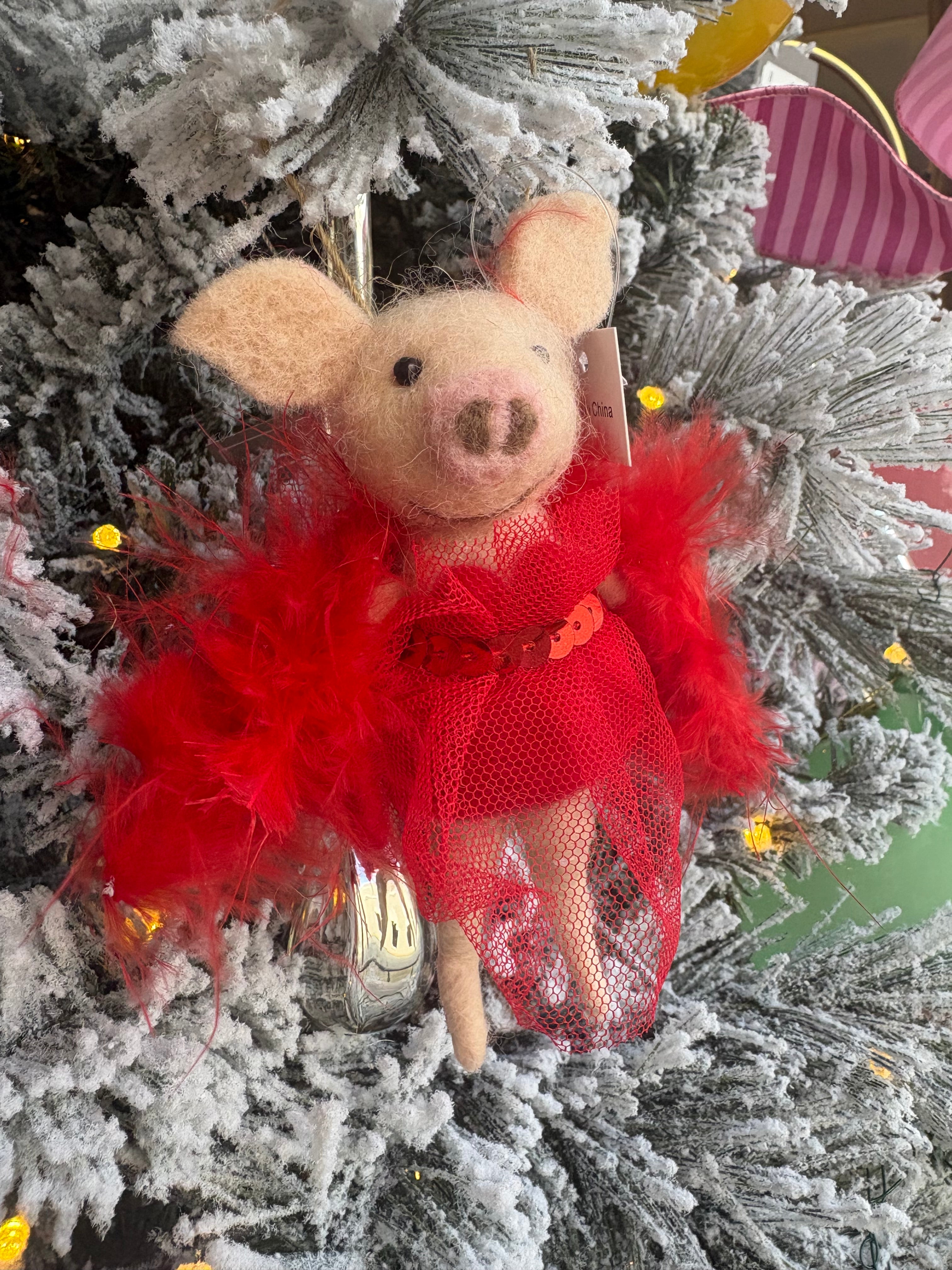 Diva Pig Ornament