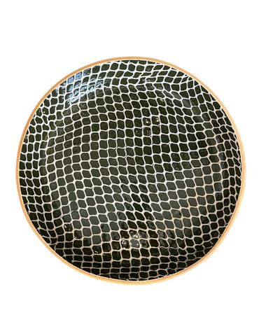 Small Rd Cocktail Tray Taj Pine