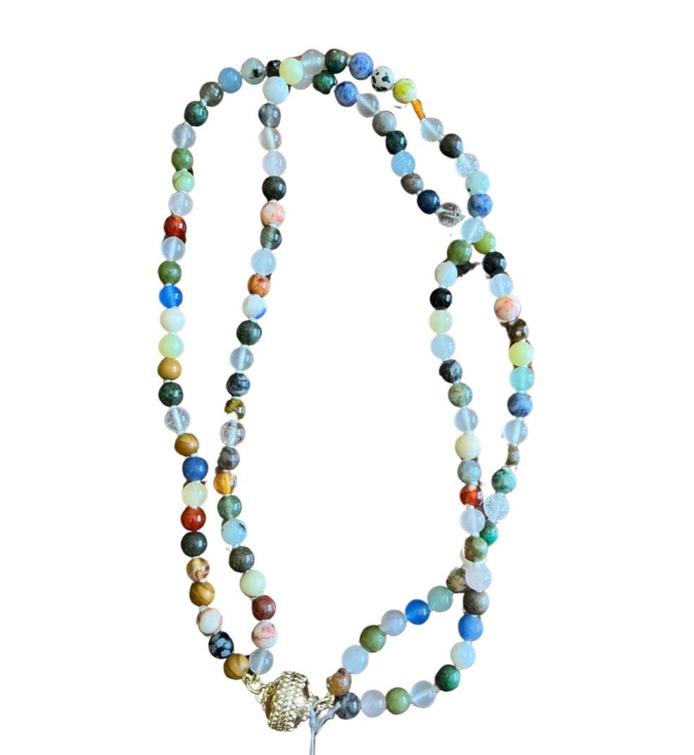 Victoire Multicolor Stone 6mm Round Bead
