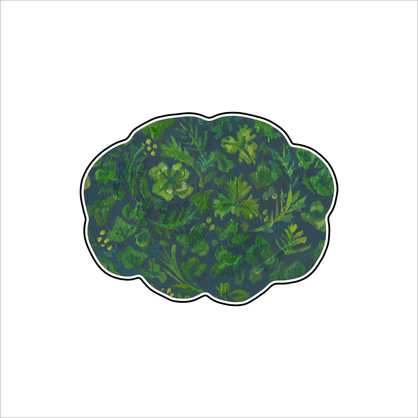 Clover and Moss Acrylic Double Stand