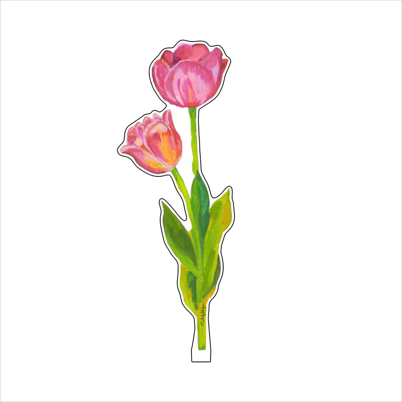 Pink Tulips Acrylic-Large