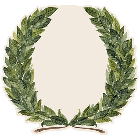 Die-Cut Laurel Wreath Placemats