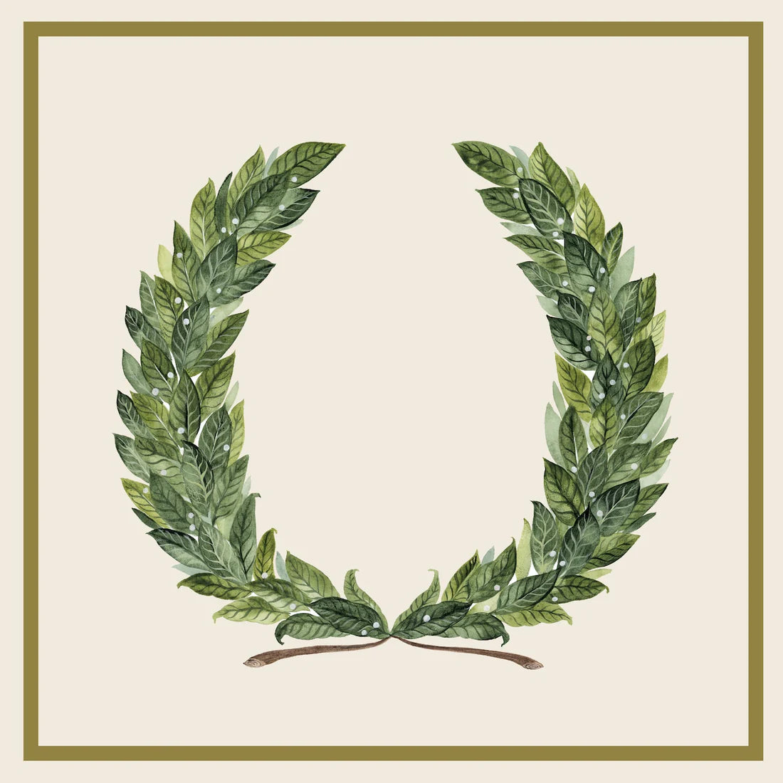 Laurel Wreath Cocktail Napkins